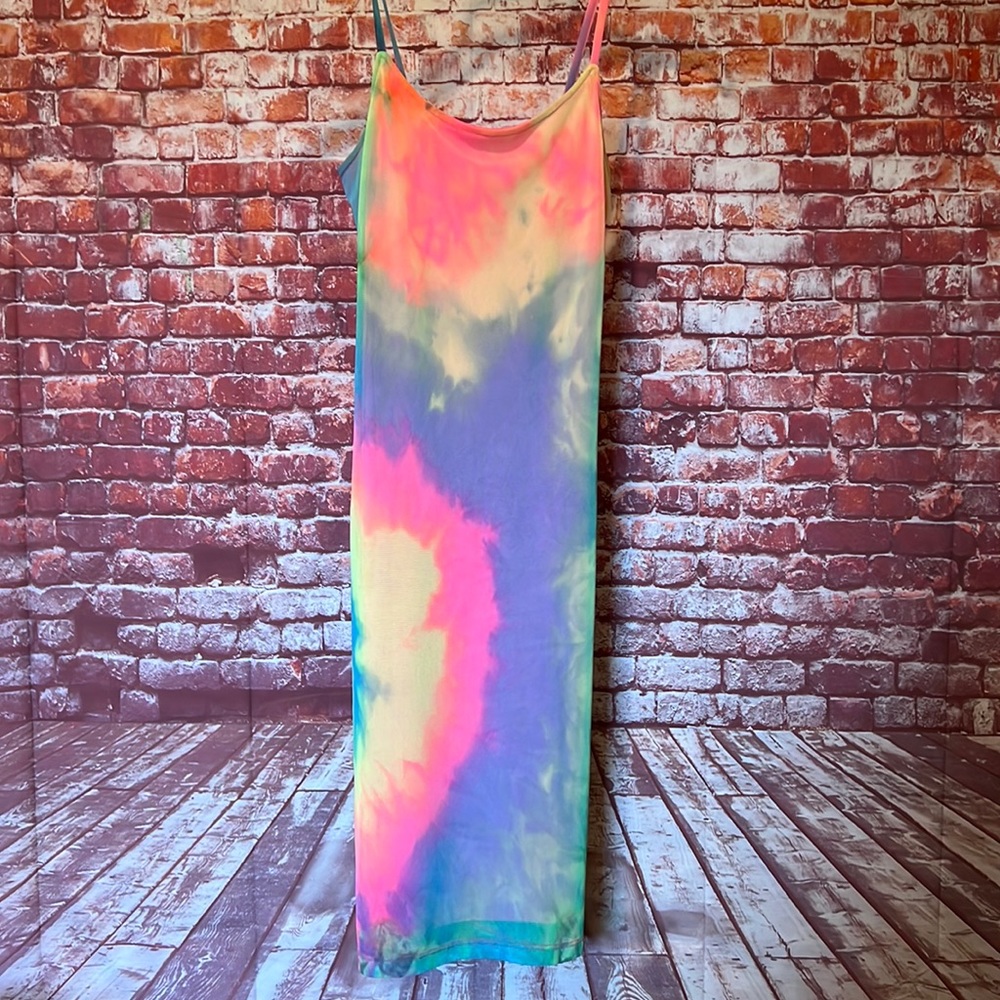 J Uptown Beautifully Tye Dyed Dress Size Large! Never Worn